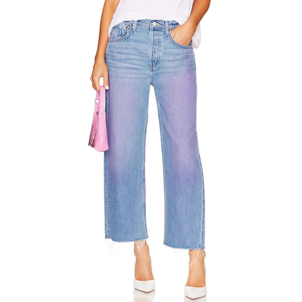 ETICA Altin Loose Fit Crop in Sunset Cliff